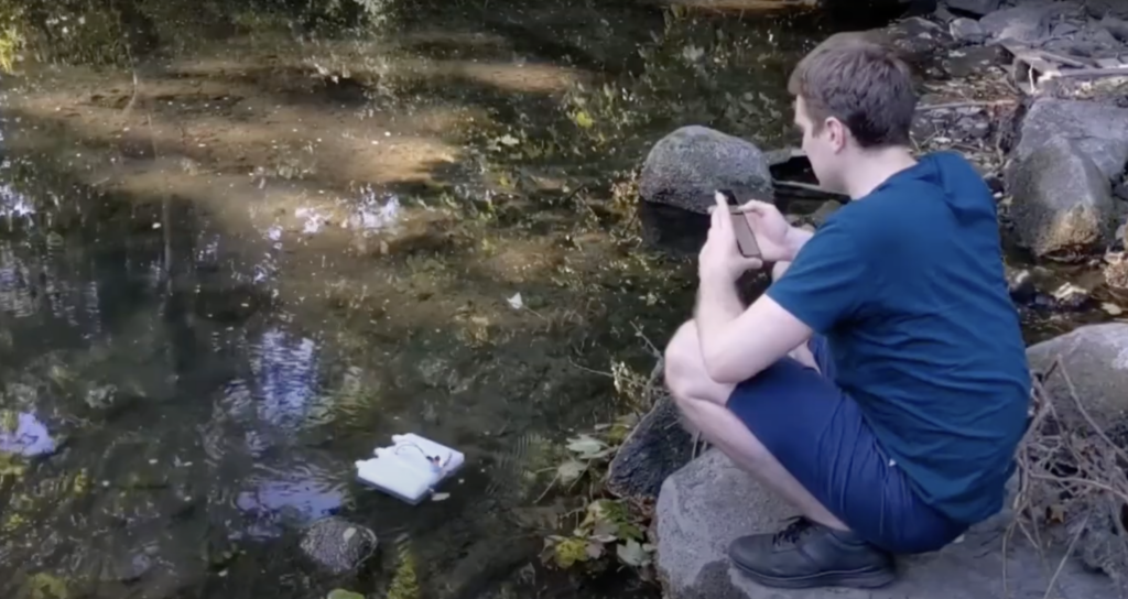 Controlling the roboat via app