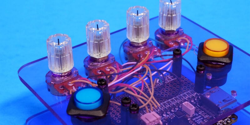 Feather RP2040 visual synth by Adafruit