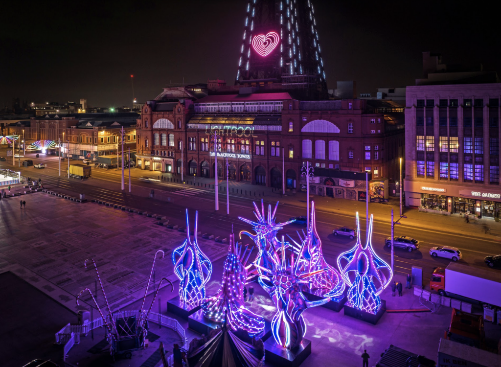 blackpool illuminations lighting projects installation