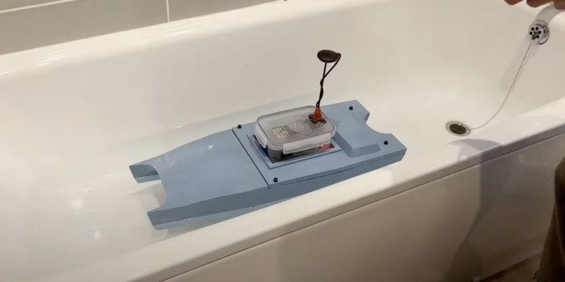 autonomous electric boat zero w powered