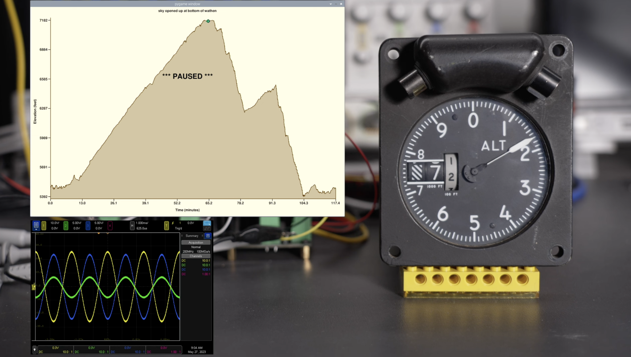 Using an aircraft's altimeter to replay mountain bike journeys ...