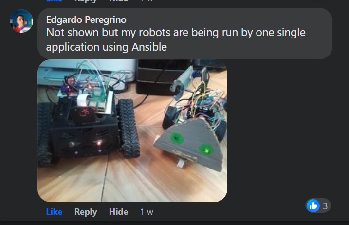 Screen grab of a robot posted for #MagPiMonday