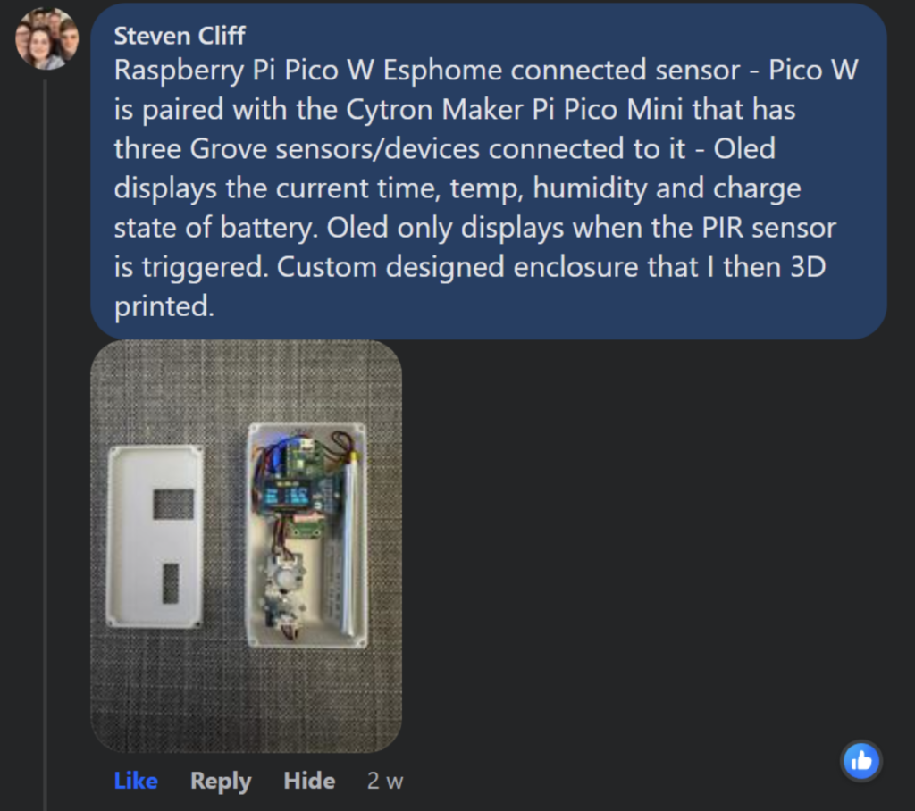 We like a nice custom home sensor suite