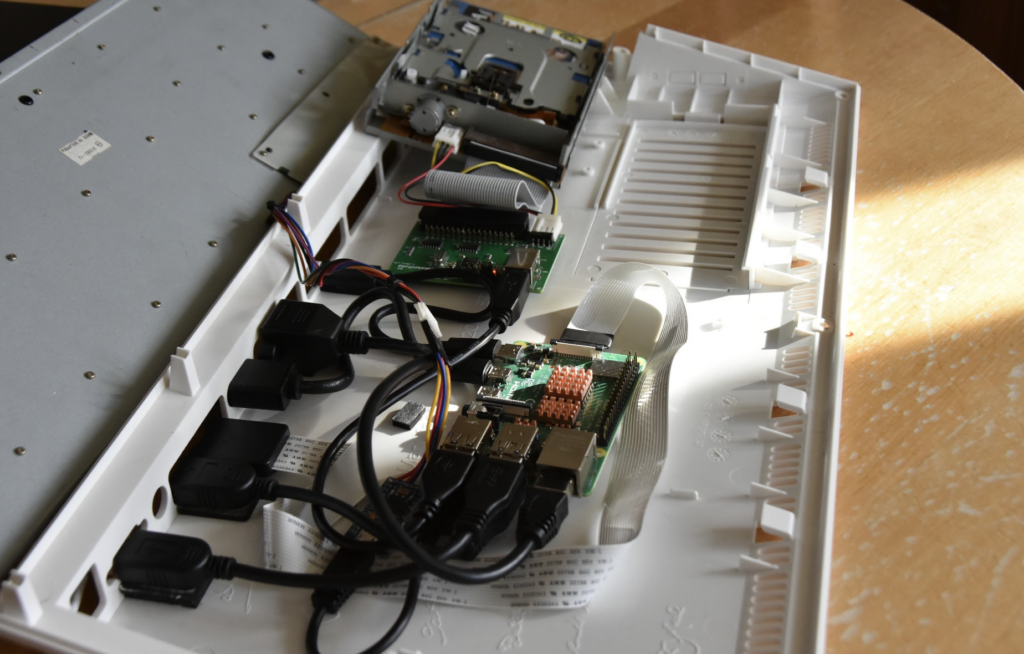 No soldering was needed for this build. The components are simply connected up