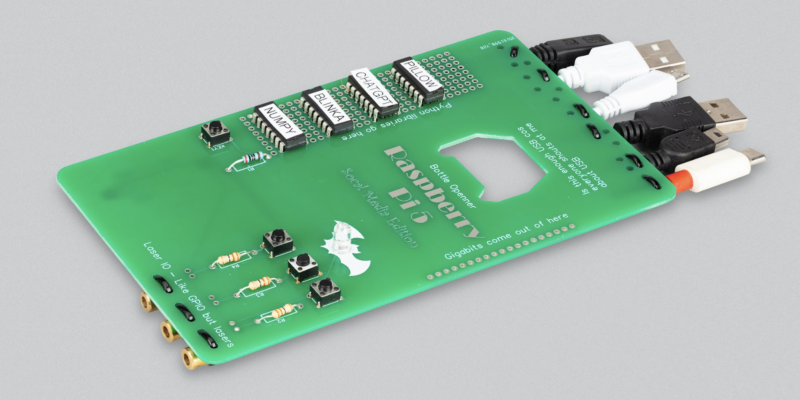 the frankenpi on a grey background