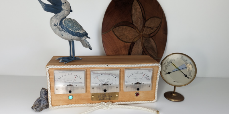 Pretty tide clock