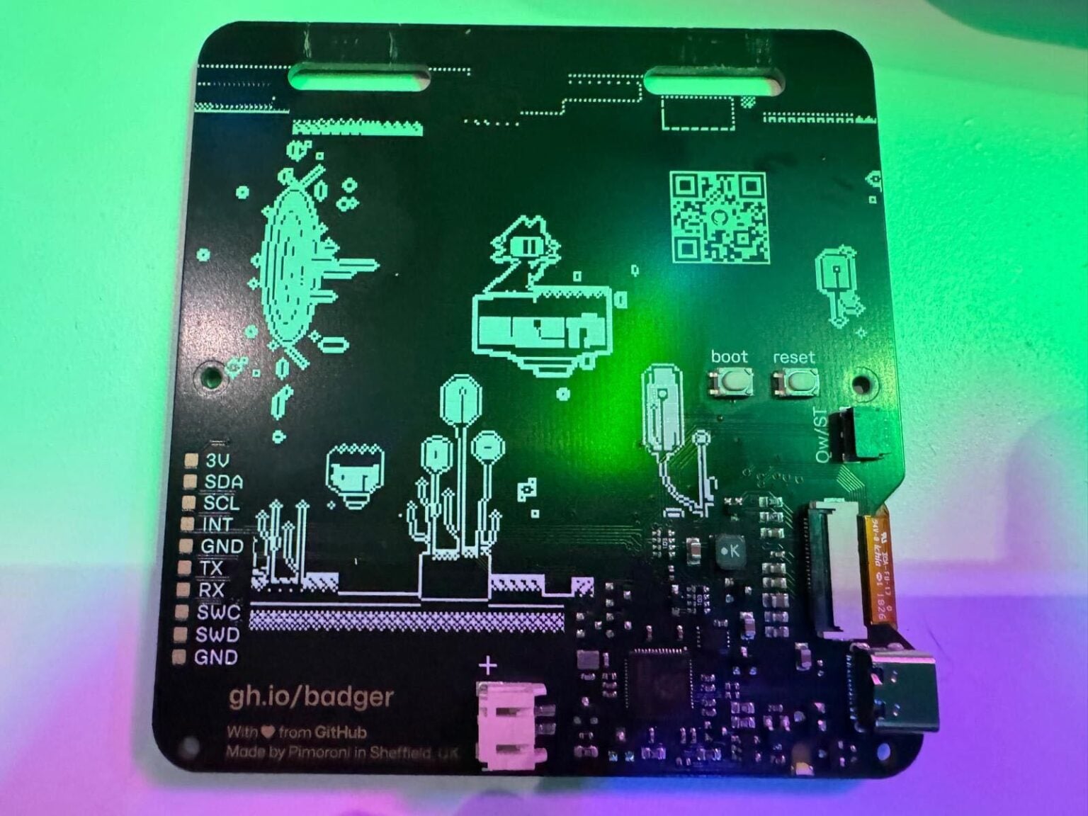 GitHub Universe attendees treated to custom RP2040 Badgers - Raspberry Pi