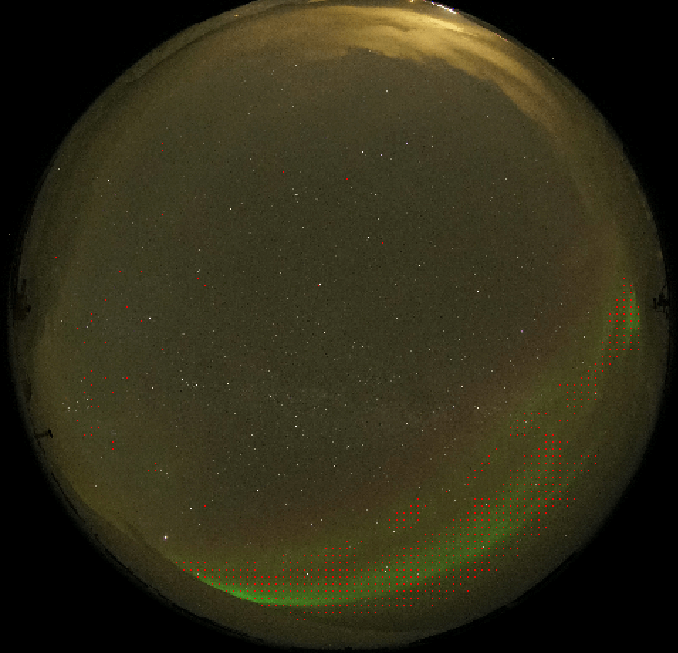 This captivating image captures the night sky, possibly through a fisheye lens. Here are the key details:
Circular Composition: The image is circular, suggesting it was taken with a fisheye lens or similar equipment.
Starry Night: Numerous stars adorn the dark sky, creating a mesmerizing celestial display.
Aurora Glow: At the bottom, a faint greenish hue hints at an aurora or northern lights.
No Landmarks: There are no discernible landmarks or objects in the foreground, emphasizing the celestial beauty.
The darkness surrounding the stars indicates nighttime. Overall, it’s a stunning portrayal of the cosmos!