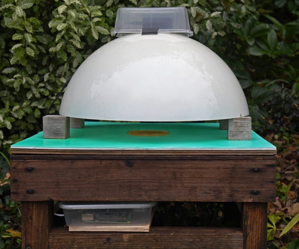 Once attracted to liquid in a Petri dish, VespAI identifies any Asian hornets and automatically alerts researchers who trace them back to their nest