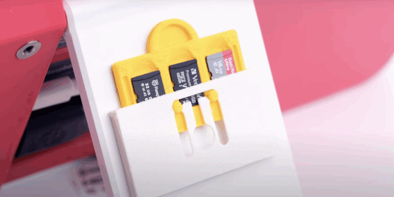 VEEB Project Pi 500 Monitor SD card holder