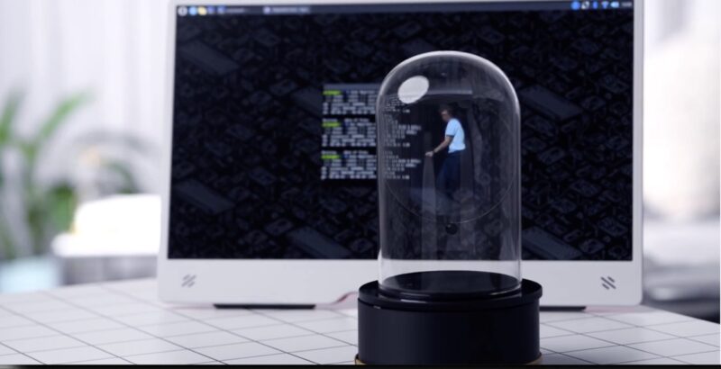 Raspberry Pi 5 'Pepper Pi' transparent computer illusion - Raspberry Pi