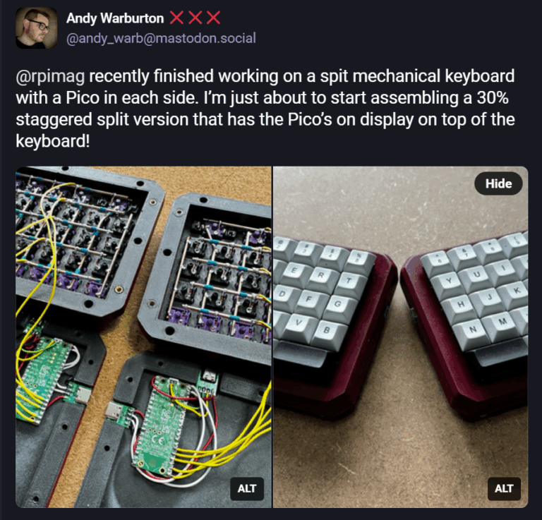 A closer look at Raspberry Pi Build Keycap