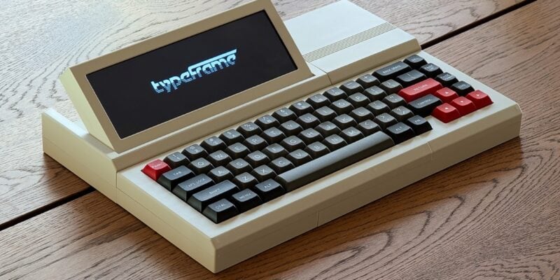 Retro 3D-printed Typeframe PX-88