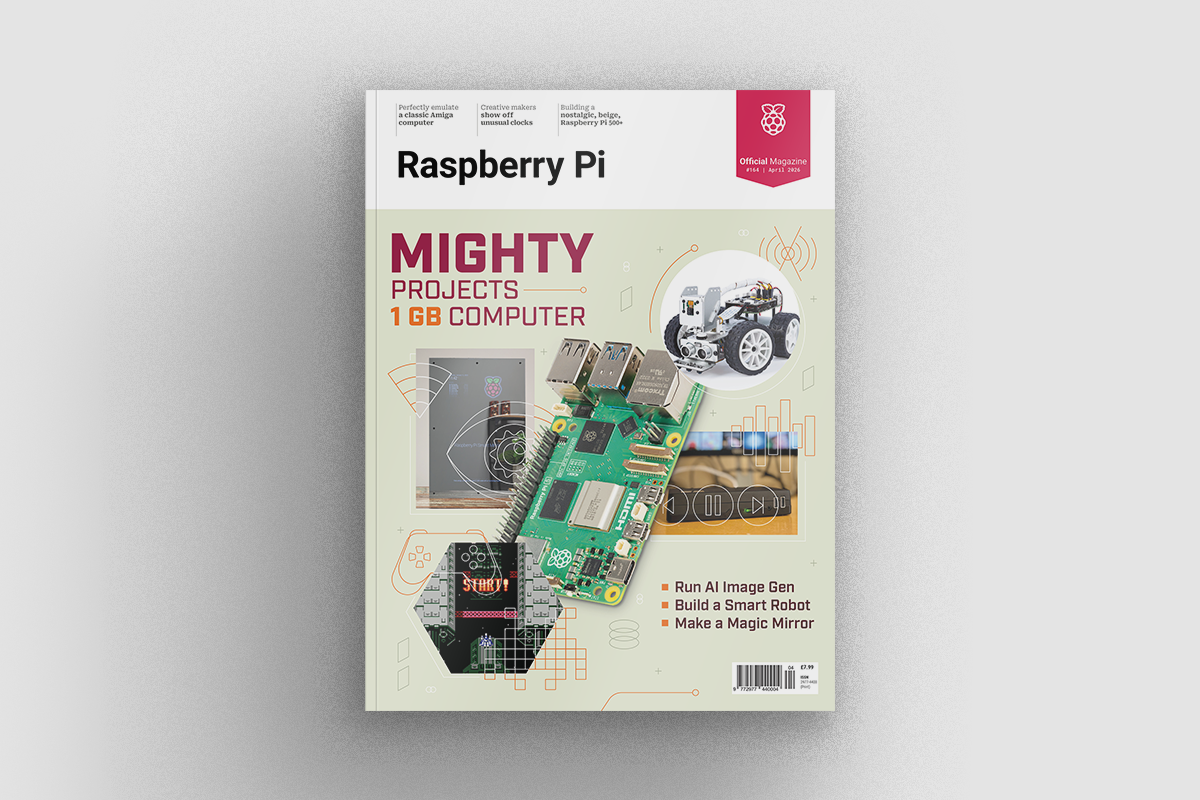 Mighty Projects – 1GB Computer in Raspberry Pi Official Magazine 164