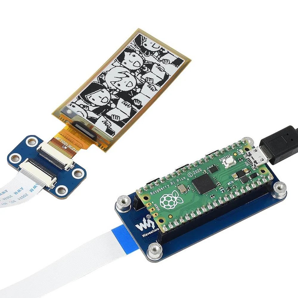 2.13-inch Flexible E-Paper Display