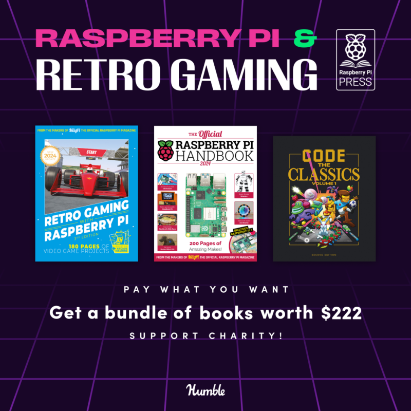 Pay what you want for a bundle of books and support the Raspberry Pi ...