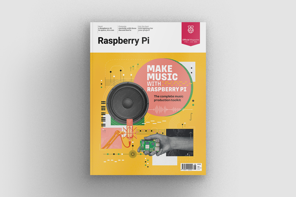 Make Music With Raspberry Pi in Official Raspberry Pi Magazine issue 166