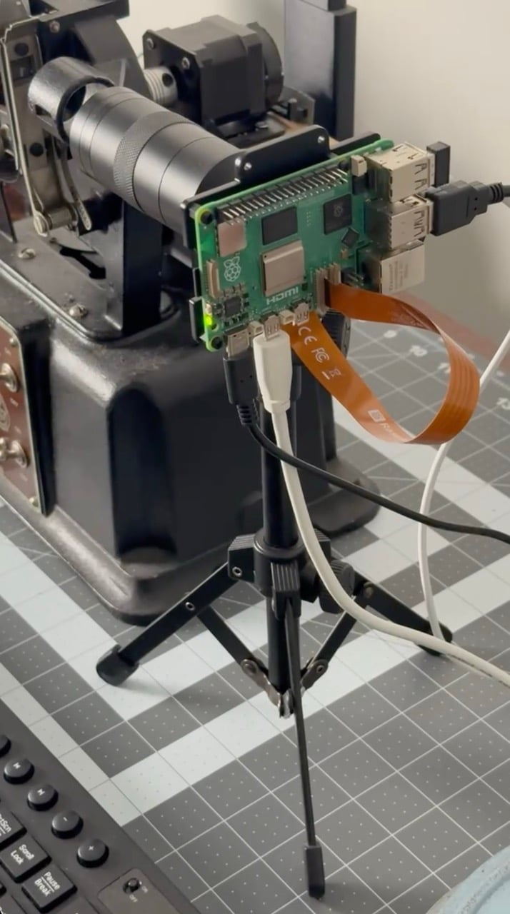 Saving family football footage with a Raspberry Pi and a 1928 projector ...