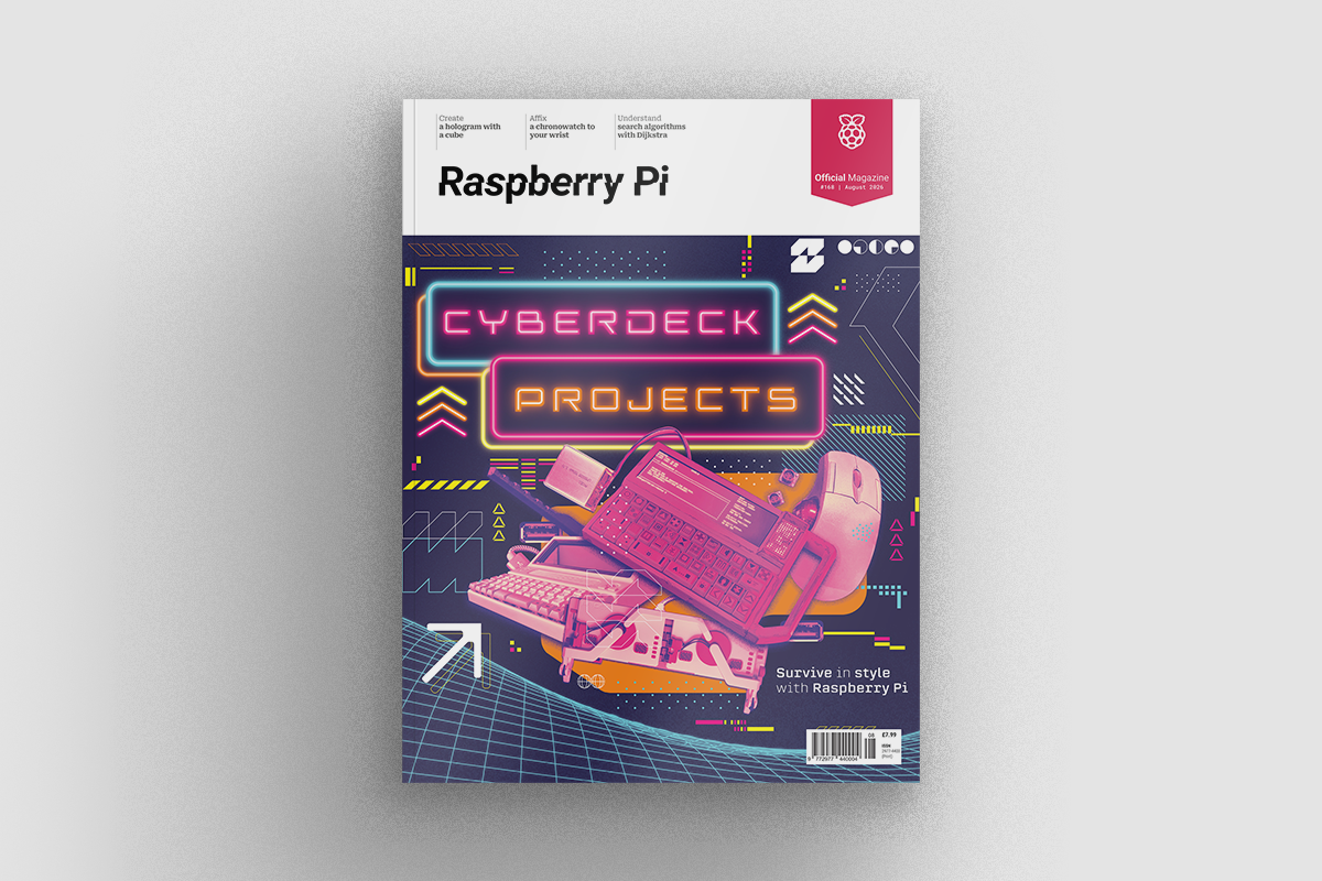 Cyberdeck Projects in Raspberry Pi Official Magazine 168