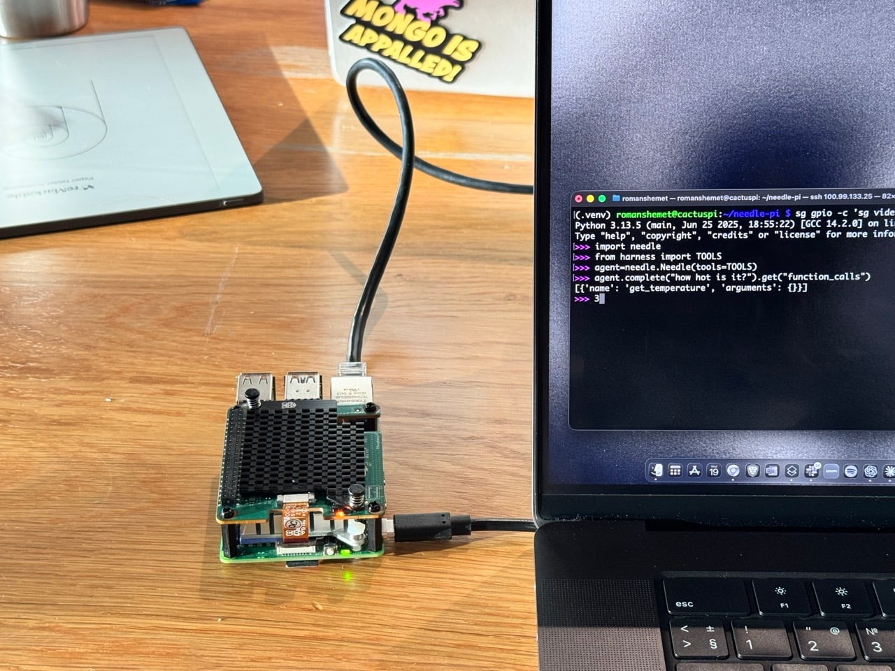Cpu In Raspberry Pi Turn text input into actions with Needle, a 14MB function-calling LLM ...