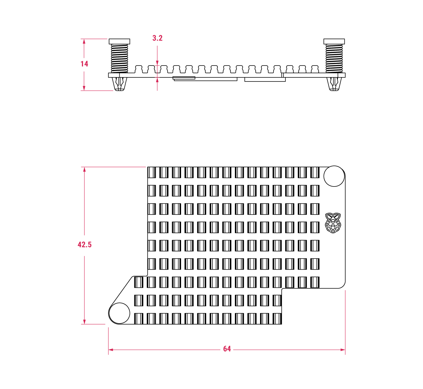 aihat plus 2 heatsink mechanical