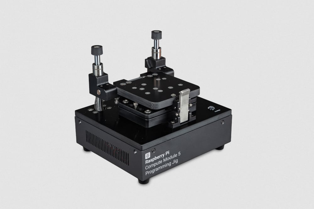 The Compute Module 5 Programming Jig.