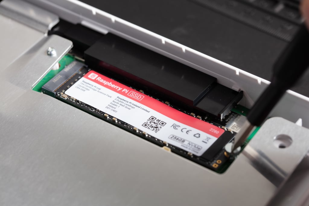 Fold open the keyboard