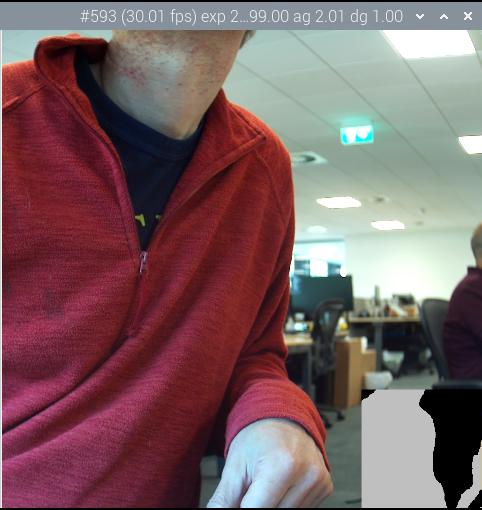Running segmentation and displaying the results on a map in the bottom right