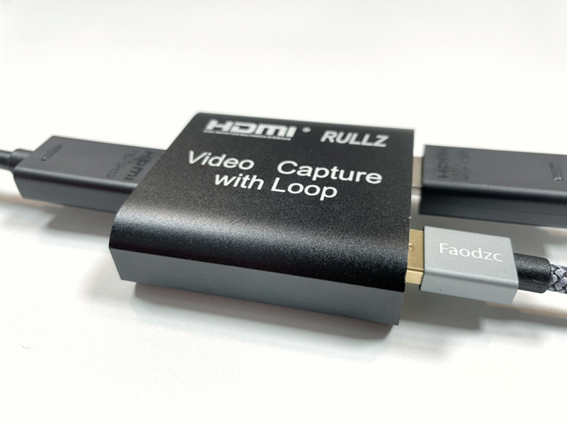 Connecting the capture card