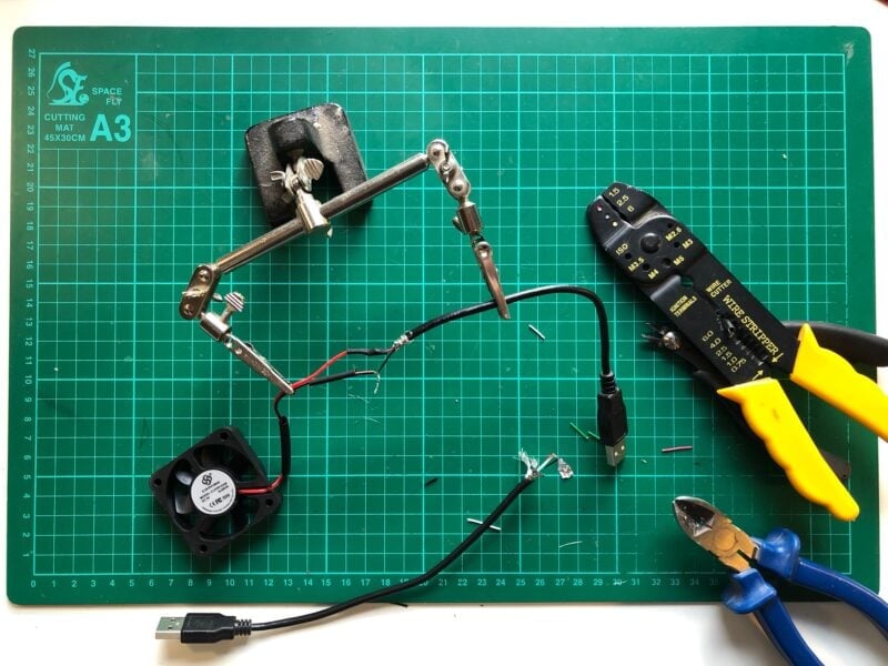 Soldering up some franken-cables