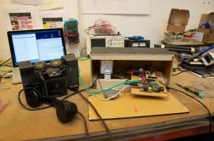 Interior view, including Raspberry Pi